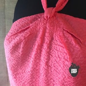 Like new, J. Crew Pink Aubrey Halter Dress